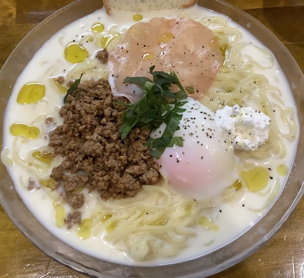 「[限定]クリーミーな冷やし麺」@麺屋 ぬまたの写真