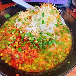 台湾味噌ラーメン　ネギ増し