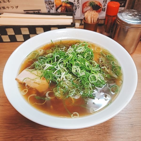 「中華そば ネギ多め」@冨士屋の写真
