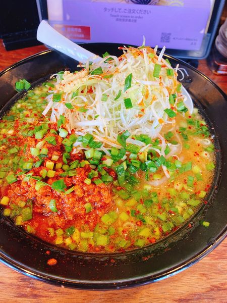 「台湾味噌ラーメン　ネギ増し」@壱鵠堂 夏見台店の写真