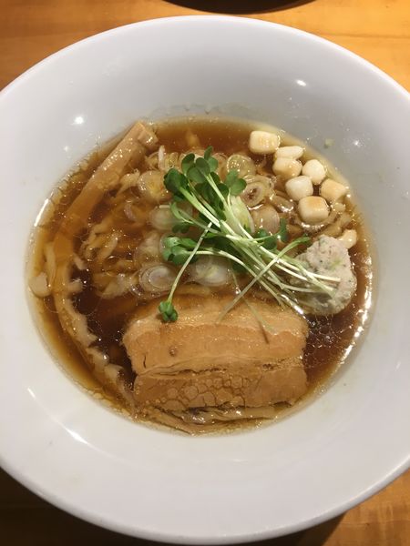 「手もみ中華そば　醤油(720円)」@國分ラーメン食堂の写真
