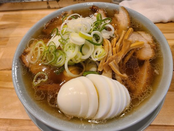 「中華そば＋叉焼＋茹で卵」@シンちゃんラーメンの写真