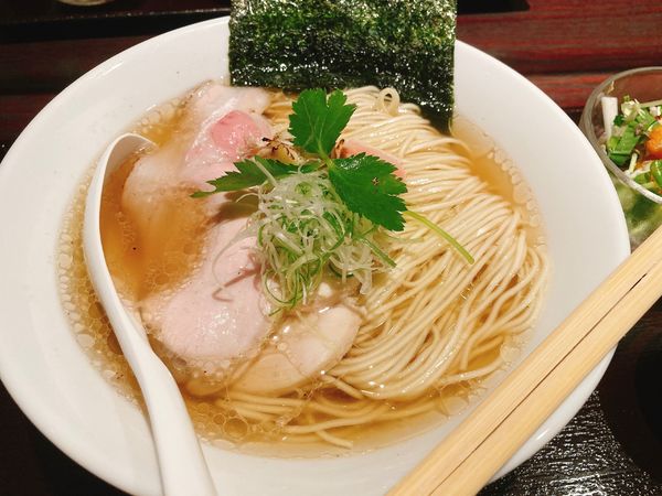 「真鯛清湯そば」@週末麺処 らくらひとしなの写真