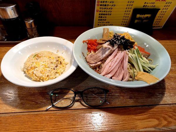 「冷やし中華セット(麺大盛無料)」@龍王 本店の写真
