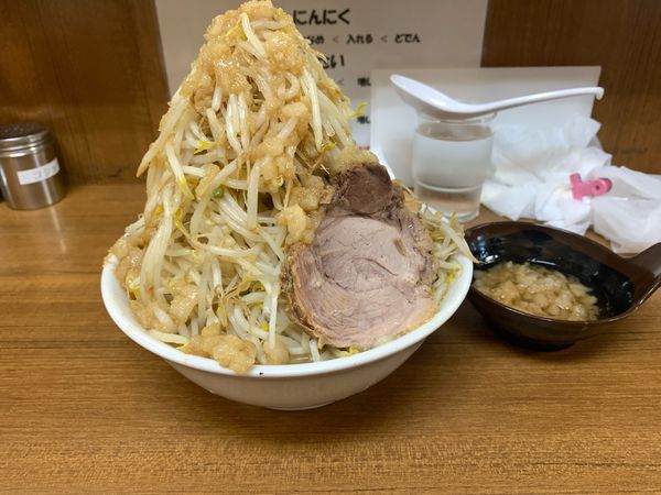 「ラーメン、野菜マシ、油マシ」@ラーメンの店 どでん 北浦和店の写真