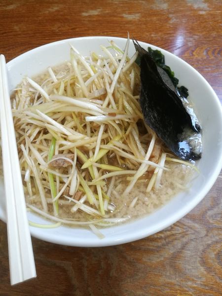 「ネギラーメン+無料半ライス750円」@ラーメンショップ 橋戸店の写真