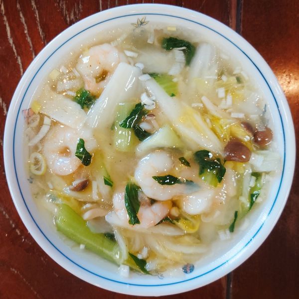 「エビそば+半チャーハン(ラーメンセット)」@広ちゃん飯店の写真