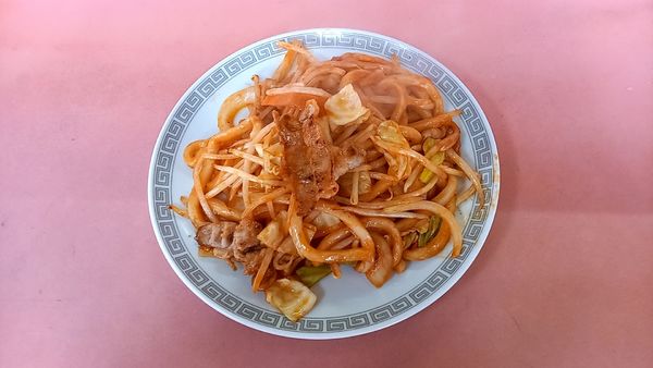 「焼きうどん」@わか竹食堂の写真