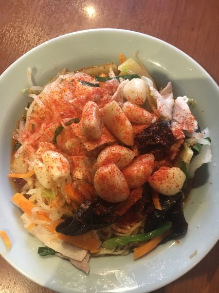 「限定冷やしアホー麺」@宝来軒 三代目の写真