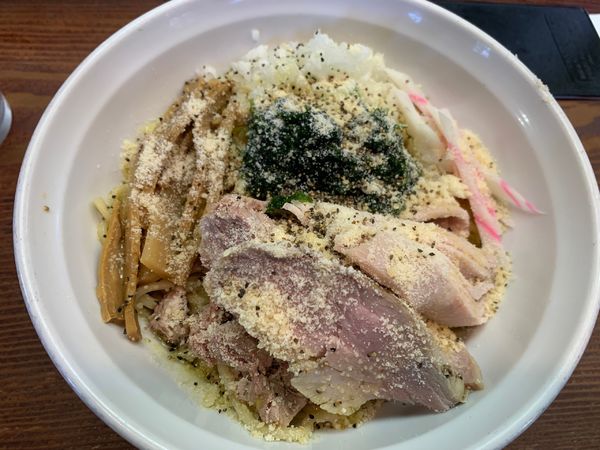 「生のりまぜそばイタリアン肉増し」@良温(Ra-on)の写真