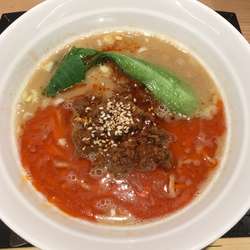 白胡麻の担々麺　こってり(1000円)