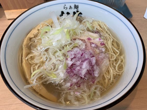「ボルチ―二茸香る塩らぁ麺」@らぁ麺 凱哉の写真