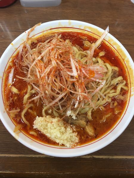 「ファイヤーRAMEN(830円)レベル2」@インパクト製麺所 らぁめん misoraの写真