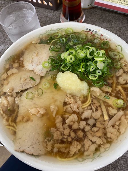 「中華そば大ニンニクトッピング」@つたふじ 福山支店の写真