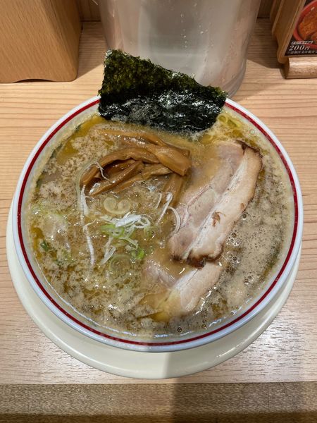 「豚鶏中華そば(870円)」@赤備の写真