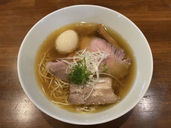 「味玉煮干しそば」@中華そば 卯月屋の写真