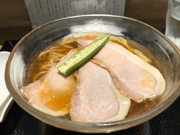 「冷し煮干しそば」@中華そば 無限の写真