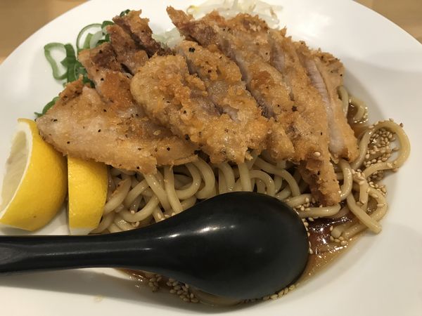 「冷やしパーコー麺」@肉汁麺ススム 新橋店の写真