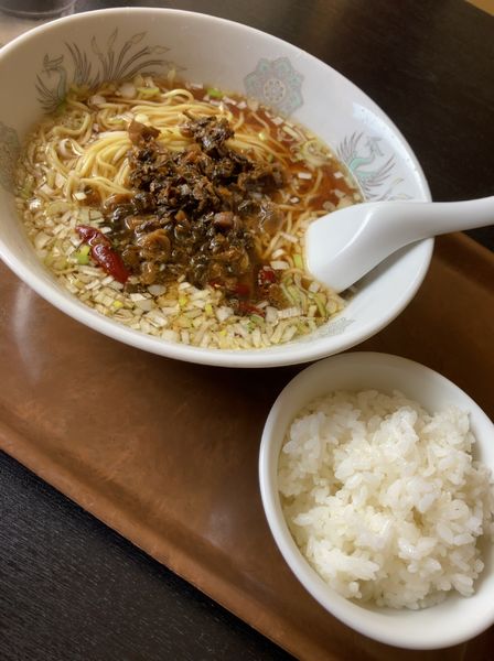 「高菜麺セット」@上海料理 幸園の写真