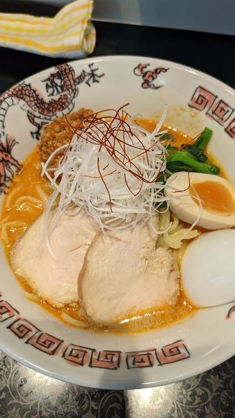 「冷やし鶏担々麺」@麺席 一番鶏の写真