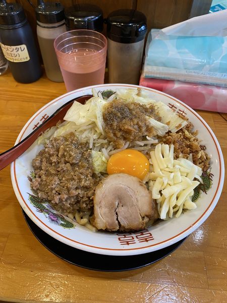 「小油そば」@らーめんぶっ豚 八王子店の写真