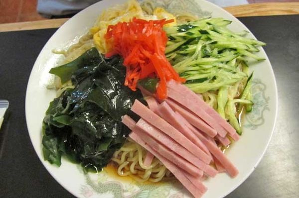 「冷やし中華　800円」@大釜 本店の写真