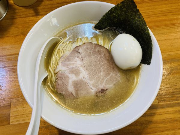 「白醤油＋和え玉」@煮干中華ソバ イチカワの写真