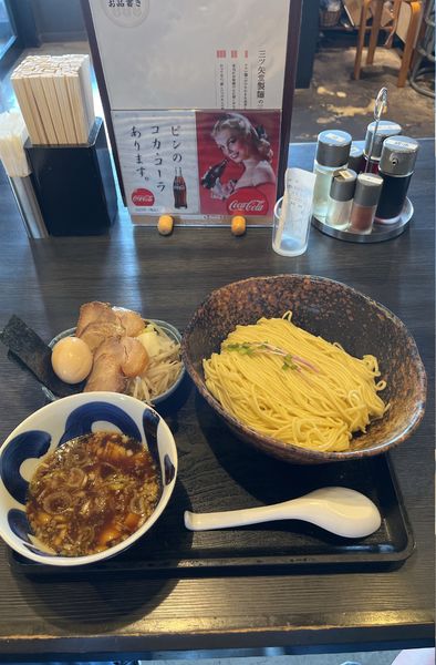 「マル得鶏つけそば1160円」@三ツ矢堂製麺 あきる野店の写真