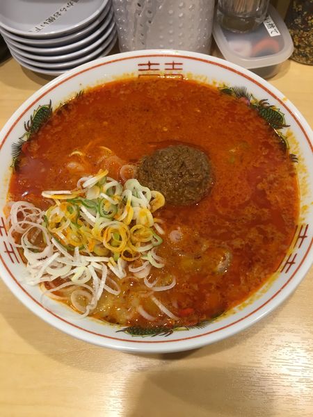 「辛らーたんめん(600円)」@博多拉担麺 まるたん 池袋店の写真