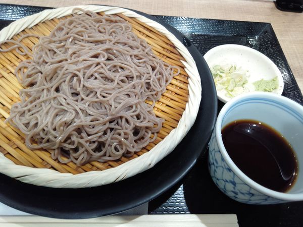 「ざるそば並　４２９円」@いわいたけし丼 アリオ西新井の写真