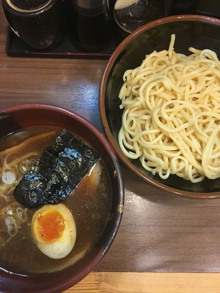 「つけ麺　小盛(800円)」@つけ麺・らあめん 竹屋 千歳烏山店の写真