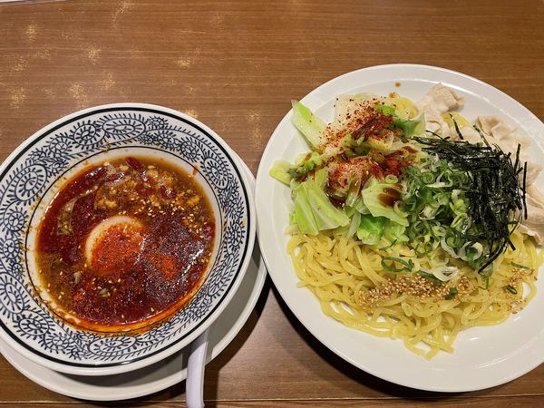 「旨辛肉つけ麺　激辛　￥９１３」@丸源ラーメン 大府店の写真