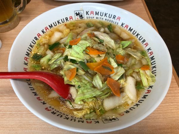 「野菜いっぱいラーメン」@どうとんぼり神座 東京ドームシティ店の写真
