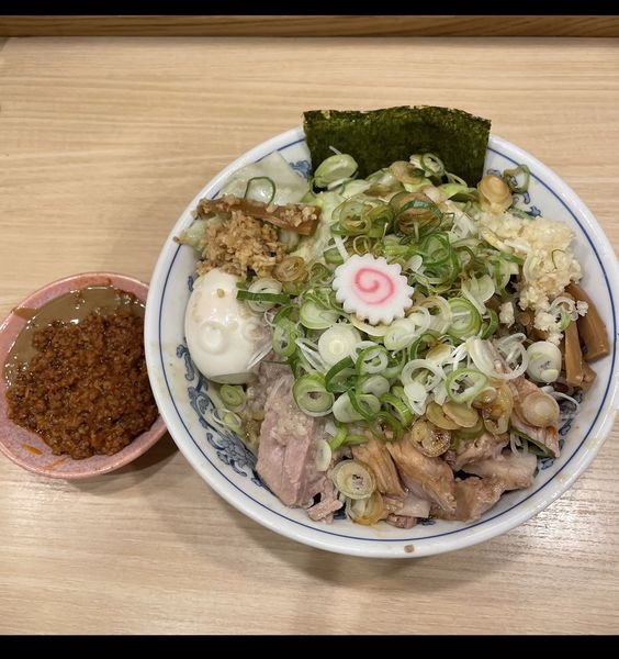 「油そばJUNK 肉味噌エキゾチック」@麺や 六等星の写真