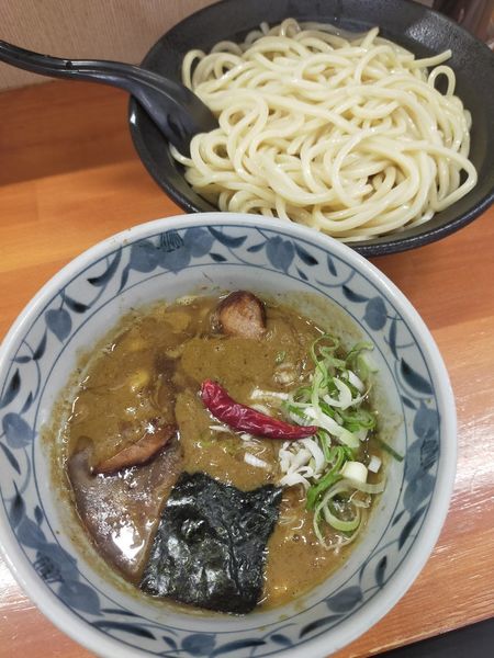 「カレーつけめん」@自家製麺 福は内の写真