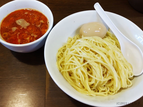 「カラ（辛）つけ麺 1.5玉（＋味付け玉子）」@ラーメン木曜日の写真