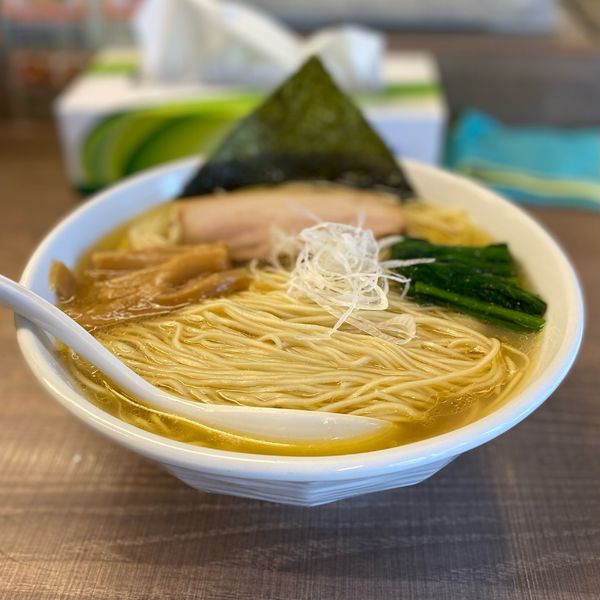 「海の塩中華そば」@東大和ラーメン大冬樹Season2の写真