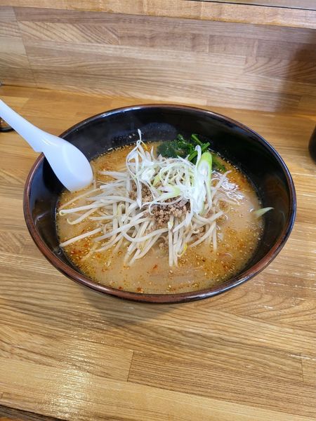 「雷ラーメン(小辛)」@ラーメンハウス 富良野の写真