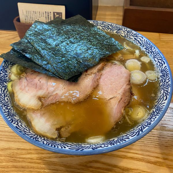 「特製中華そば」@中華そば専門 とんちぼの写真