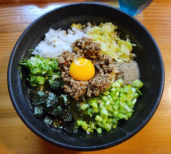 「【限定】台湾まぜそば」@はりけんラーメン 南店の写真