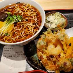 海鮮かき揚げそば