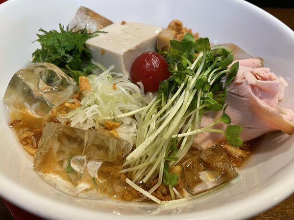 「ヒヤ味噌」@ラーメンハウス ブレーンバスターの写真