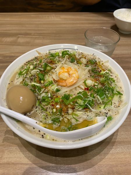 「シーフードラーメン　味玉」@カッパラーメンセンターの写真