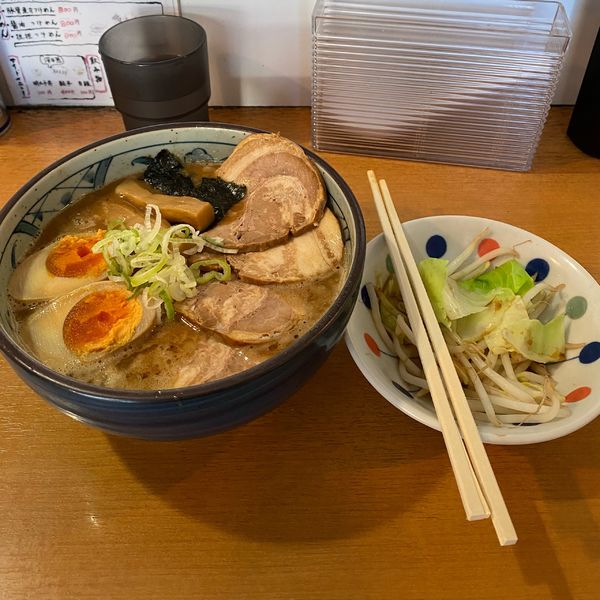 「味噌らーめん」@焦がしネギらーめん 葱次郎 大宮東口店の写真
