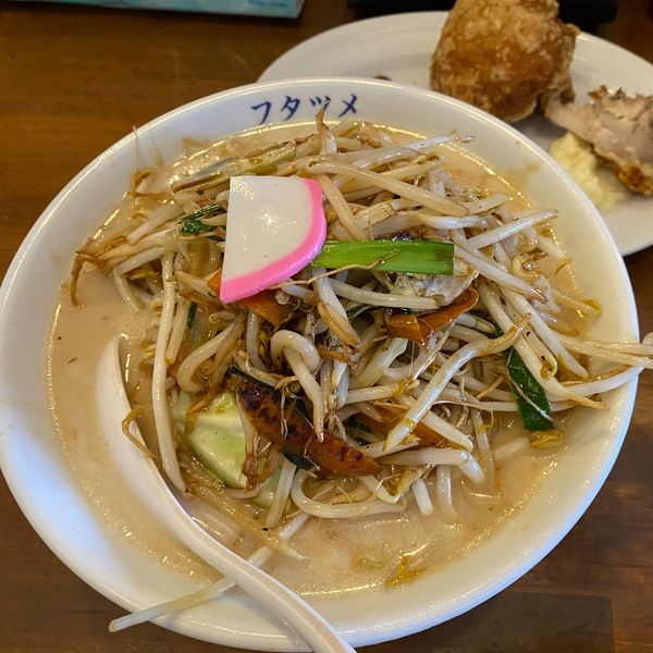 「濃厚タンメン 唐揚げ」@極濃湯麺 フタツメ 八千代店の写真