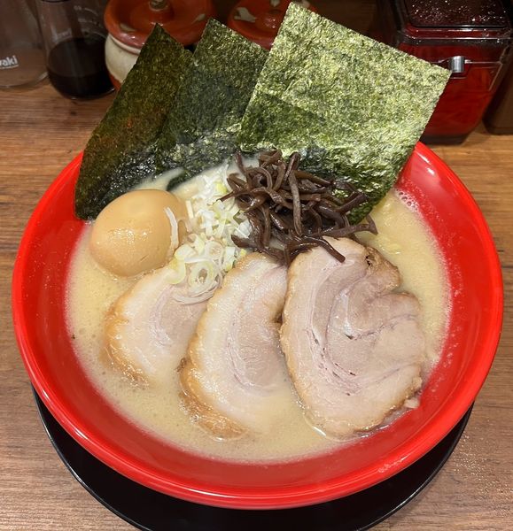 「特製鶏豚骨 白」@鶏・豚骨らーめん 水沢の写真