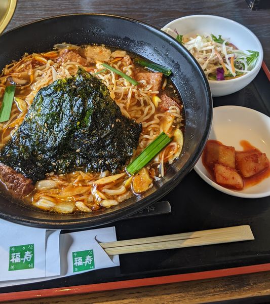 「カルビラーメン　950円」@福寿 用賀店の写真