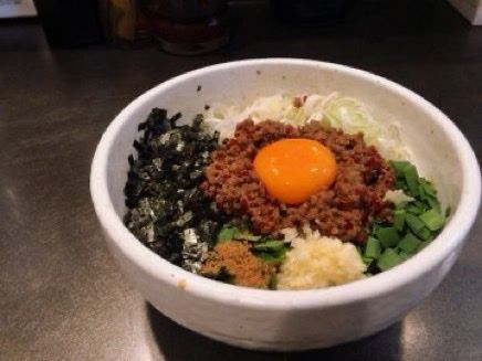 「台湾まぜそば」@らーめん まぜそば てっぺん 名古屋本店の写真