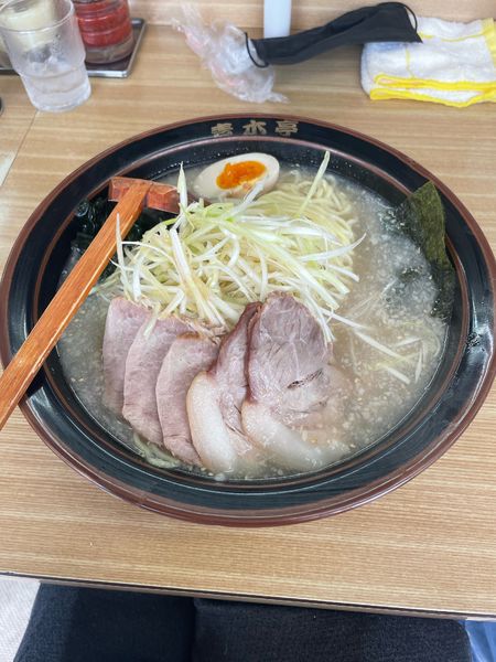 「定番ラーメン塩　大」@ラーメン青木亭 八潮店の写真
