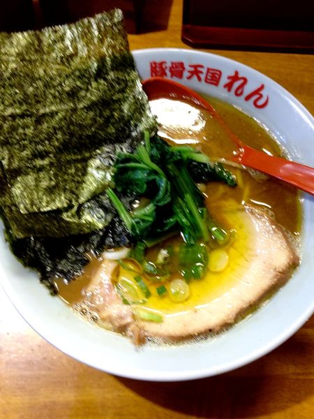 「豚骨天国　750円」@豚骨らーめん れんの写真